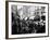 Crowded Parisan Street, Prob. Rue Mouffetard, Filled with Small Shops and Many Shoppers-Alfred Eisenstaedt-Framed Photographic Print