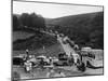 Crowded Road at Dartmeet, Devon, C1951-null-Mounted Photographic Print