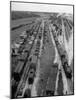 Crowded Yard Filled with Freight Cars-Peter Stackpole-Mounted Photographic Print