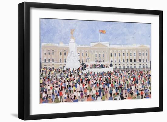 Crowds around the Palace, 1995-Judy Joel-Framed Giclee Print