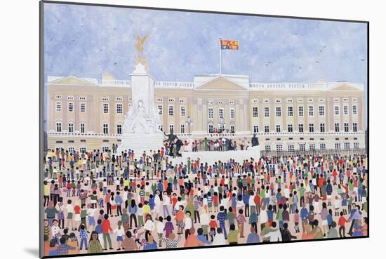 Crowds around the Palace, 1995-Judy Joel-Mounted Giclee Print