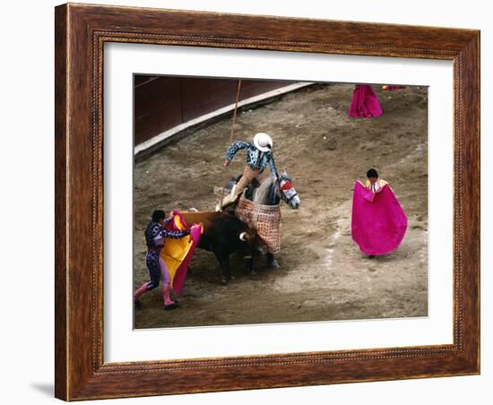 Crowds at a Stadium for a Bullfight, Quito, Ecuador-Paul Harris-Framed Photographic Print