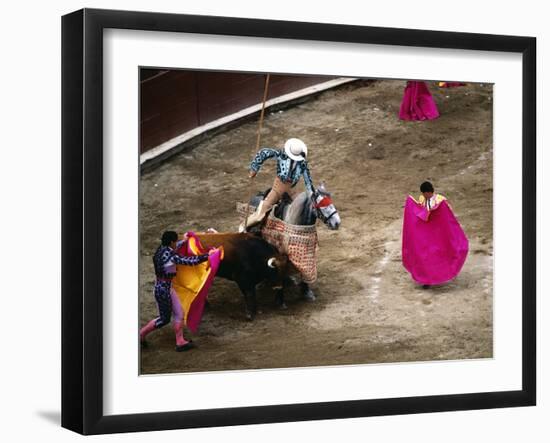 Crowds at a Stadium for a Bullfight, Quito, Ecuador-Paul Harris-Framed Photographic Print