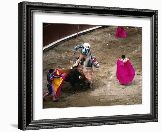 Crowds at a Stadium for a Bullfight, Quito, Ecuador-Paul Harris-Framed Photographic Print