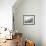 Crowds Enjoy the Beach Below the Cliff House-null-Framed Photographic Print displayed on a wall