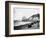 Crowds Enjoy the Beach Below the Cliff House-null-Framed Photographic Print