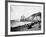 Crowds Enjoy the Beach Below the Cliff House-null-Framed Photographic Print