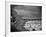 Crowds Filling the Beaches of Coney Island on the Fourth of July-Andreas Feininger-Framed Photographic Print