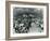 Crowds of Visitors Watch an Elephant Ride at London Zoo, August Bank Holiday, 1922-Frederick William Bond-Framed Photographic Print