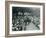 Crowds of Visitors Watch an Elephant Ride at London Zoo, August Bank Holiday, 1922-Frederick William Bond-Framed Photographic Print