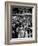 Crowds on Cunard Piers Waiting for Queen Elizabeth, Overhead View, Crowded Waiting Room-Ralph Morse-Framed Photographic Print