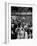 Crowds on Cunard Piers Waiting for Queen Elizabeth, Overhead View, Crowded Waiting Room-Ralph Morse-Framed Photographic Print