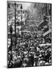 Crowds on Midtown Stretch of Fifth Avenue at Lunch Hour-Andreas Feininger-Mounted Photographic Print