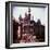 Crowds Walking Through Gate of Sleeping Beauty's Castle at Walt Disney's Theme Park, Disneyland-Allan Grant-Framed Photographic Print