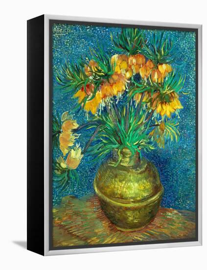 Crown Imperial Fritillaries in a Copper Vase, 1886-Vincent van Gogh-Framed Premier Image Canvas