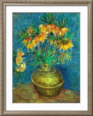 Crown Imperial Fritillaries in a Copper Vase, 1886' Giclee Print - Vincent  van Gogh | Art.com