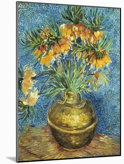 Crown Imperial Fritillaries in a Copper Vase, 1886-Vincent van Gogh-Mounted Giclee Print