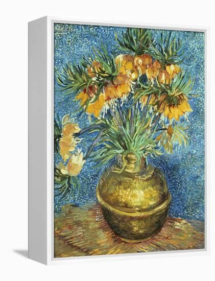 Crown Imperial Fritillaries in a Copper Vase, 1886-Vincent van Gogh-Framed Premier Image Canvas