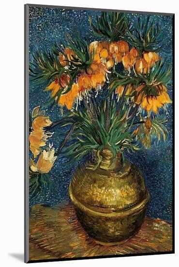 Crown Imperial Fritillaries in a Copper Vase, c.1886-Vincent van Gogh-Mounted Art Print