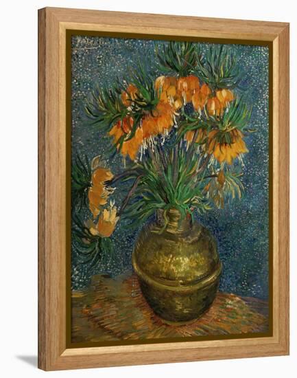 Crown Imperial Fritillaries in a Copper Vase, c.1886-Vincent van Gogh-Framed Premier Image Canvas