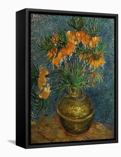 Crown Imperial Fritillaries in a Copper Vase, c.1886-Vincent van Gogh-Framed Premier Image Canvas