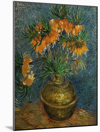 Crown Imperial Fritillaries in a Copper Vase, c.1886-Vincent van Gogh-Mounted Giclee Print