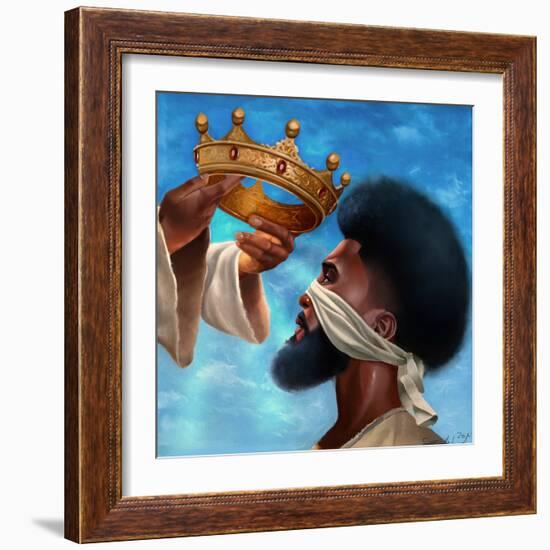 Crown Me Lord - Man-Salaam Muhammad-Framed Art Print