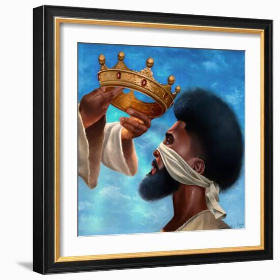 Crown Me Lord - Man-Salaam Muhammad-Framed Art Print