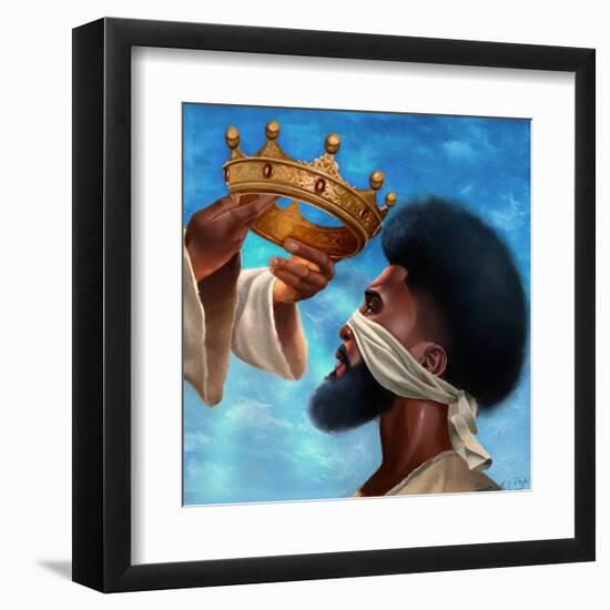 Crown Me Lord - Man-Salaam Muhammad-Framed Art Print