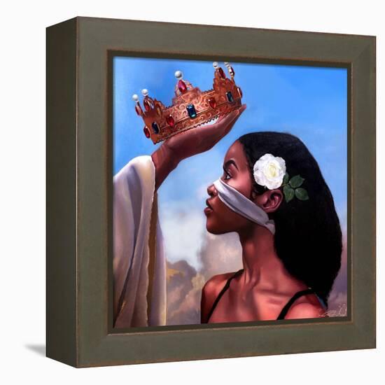 Crown Me Lord - Woman-Salaam Muhammad-Framed Stretched Canvas