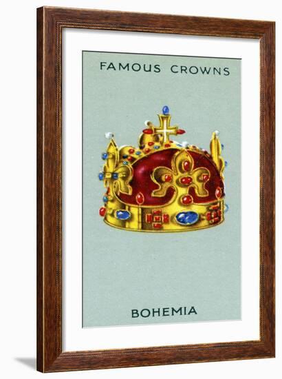 Crown of Bohemia, also known as the Crown of Saint Wenceslas, 1938-null-Framed Giclee Print