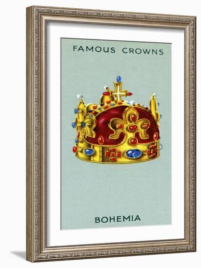 Crown of Bohemia, also known as the Crown of Saint Wenceslas, 1938-null-Framed Giclee Print