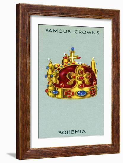 Crown of Bohemia, also known as the Crown of Saint Wenceslas, 1938-null-Framed Giclee Print