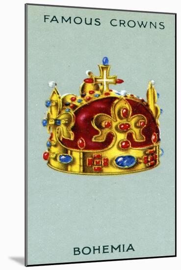 Crown of Bohemia, also known as the Crown of Saint Wenceslas, 1938-null-Mounted Giclee Print