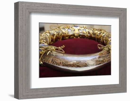 Crown of Thorns, one of Christ's Passion relics, Notre Dame Cathedral, France-Godong-Framed Photographic Print