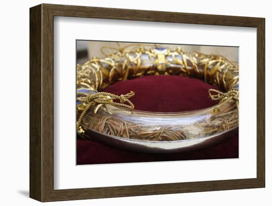 Crown of Thorns, one of Christ's Passion relics, Notre Dame Cathedral, France-Godong-Framed Photographic Print