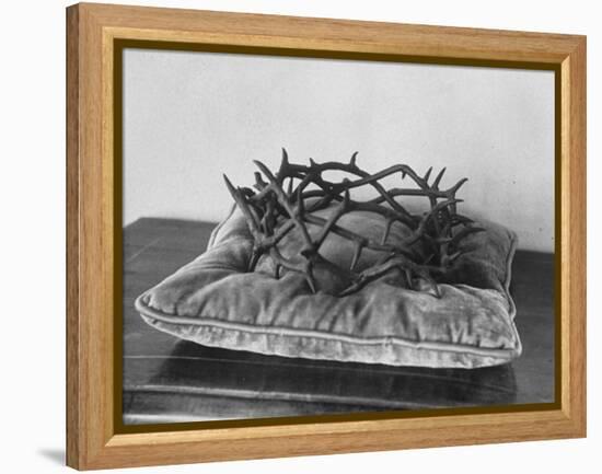 Crown of Thorns Worn by Actor in the King of Kings from Prop Collection of Cecil B. Demille-Ralph Crane-Framed Premier Image Canvas