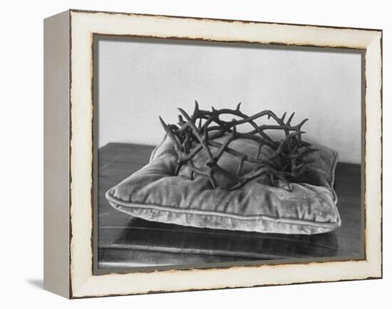 Crown of Thorns Worn by Actor in the King of Kings from Prop Collection of Cecil B. Demille-Ralph Crane-Framed Premier Image Canvas