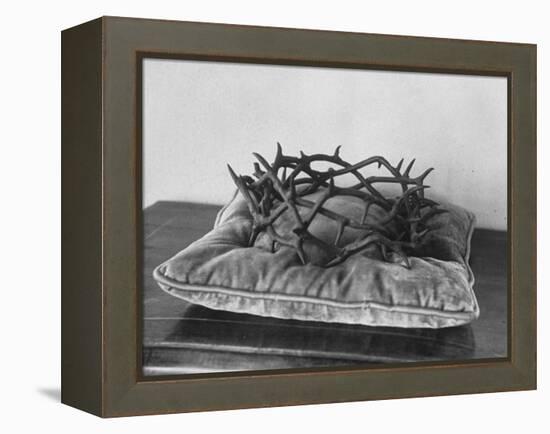 Crown of Thorns Worn by Actor in the King of Kings from Prop Collection of Cecil B. Demille-Ralph Crane-Framed Premier Image Canvas