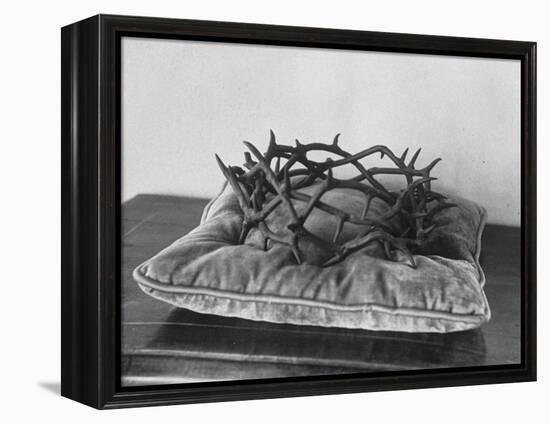 Crown of Thorns Worn by Actor in the King of Kings from Prop Collection of Cecil B. Demille-Ralph Crane-Framed Premier Image Canvas