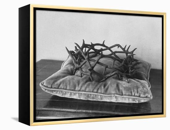 Crown of Thorns Worn by Actor in the King of Kings from Prop Collection of Cecil B. Demille-Ralph Crane-Framed Premier Image Canvas