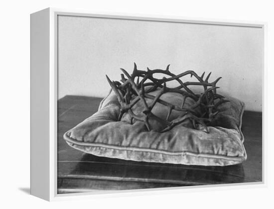Crown of Thorns Worn by Actor in the King of Kings from Prop Collection of Cecil B. Demille-Ralph Crane-Framed Premier Image Canvas