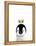 Crown Penguin-Leah Straatsma-Framed Stretched Canvas