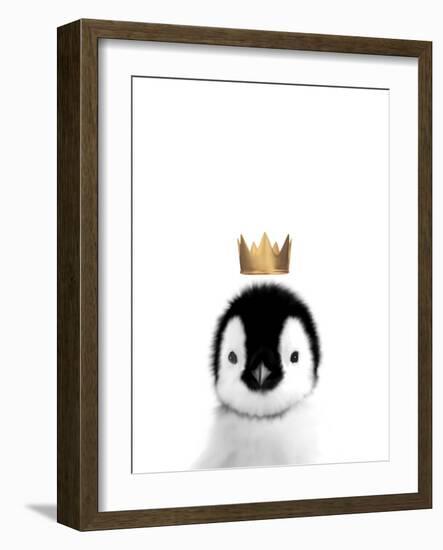 Crown Penguin-Leah Straatsma-Framed Art Print