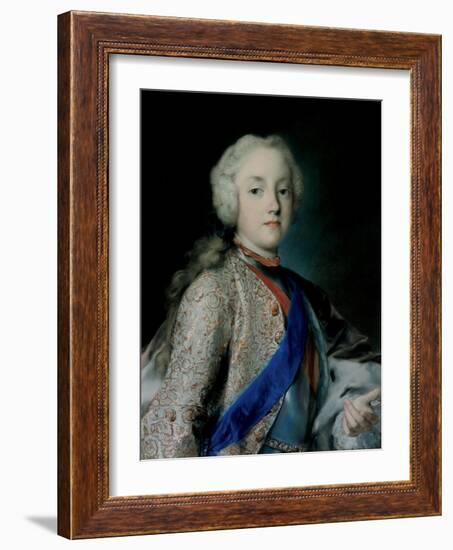 Crown Prince Frederick Christian of Saxony (1722-176), 1739-1740-Rosalba Giovanna Carriera-Framed Giclee Print