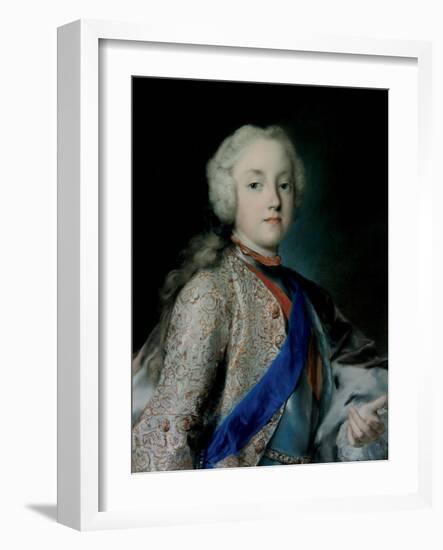 Crown Prince Frederick Christian of Saxony (1722-176), 1739-1740-Rosalba Giovanna Carriera-Framed Giclee Print
