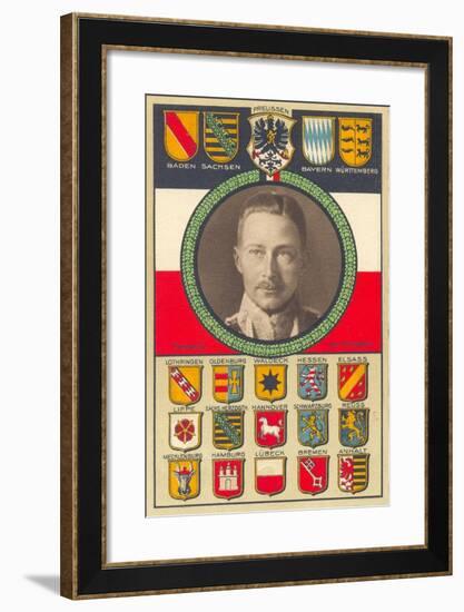 Crown Prince Wilhelm of Prussia, 1915-null-Framed Giclee Print