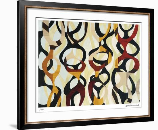 Crown Three-Maria Lobo-Framed Giclee Print