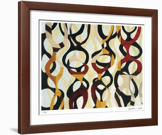 Crown Three-Maria Lobo-Framed Giclee Print