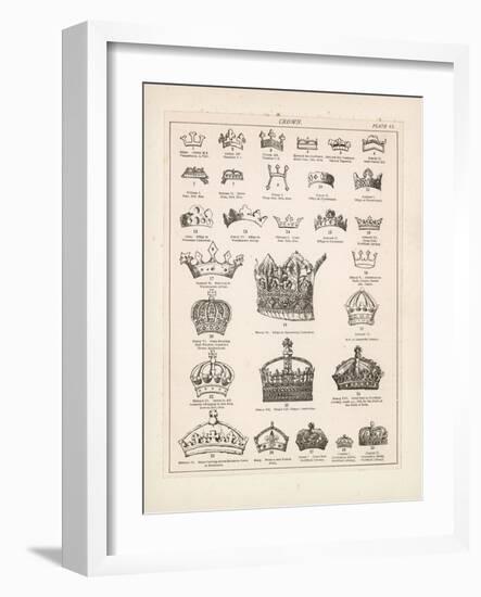 Crown-null-Framed Giclee Print